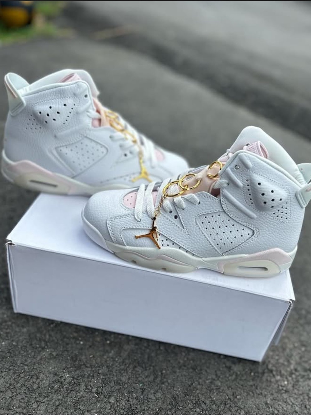 Women’s Air Jordan 6 Retro “Gold Hoops” (DH9696-100)